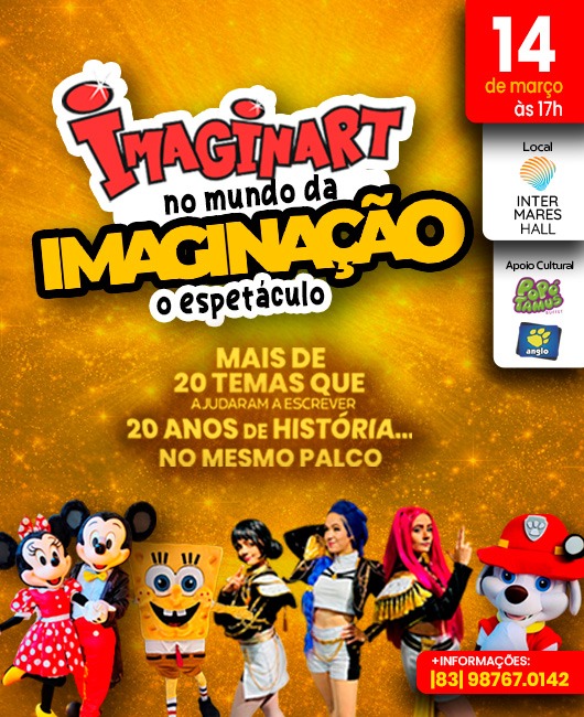 Imaginart no Mundo da Imaginação em Cabedelo