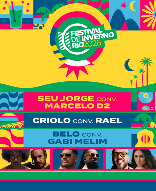 Festival de Inverno Rio 2026 I Seu Jorge + Criolo + Belo em Rio de Janeiro