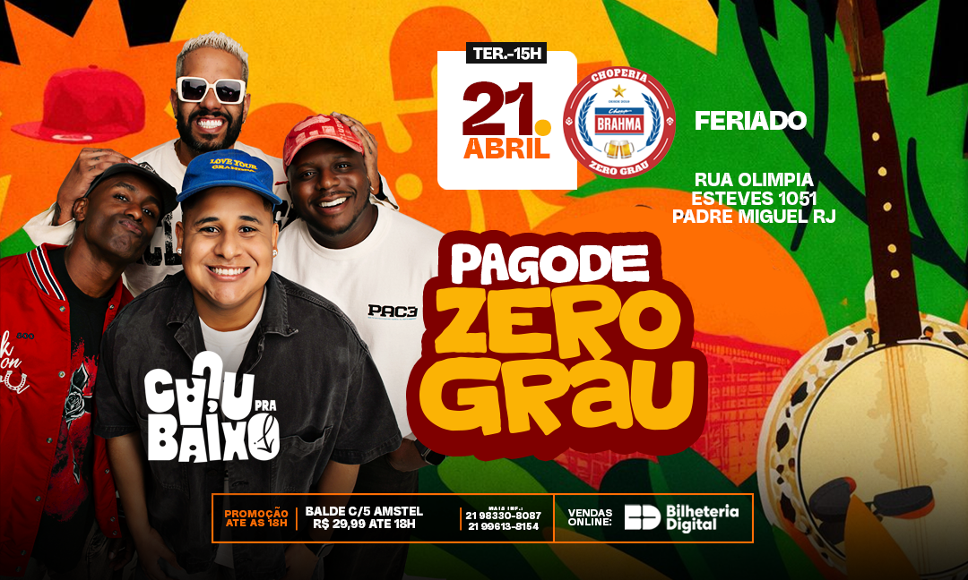 Pagode Zero Grau em Rio de Janeiro