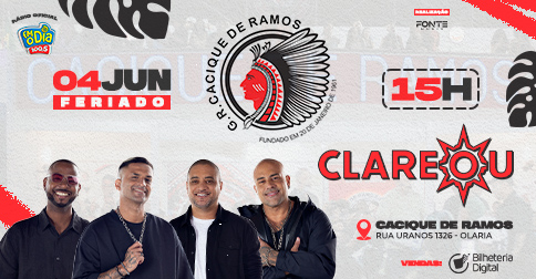 Clareou No Cacique De Ramos em Rio De Janeiro