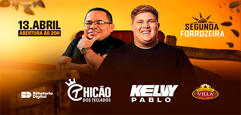 Segunda Forrozeira com Kelvi Pablo e Chicão dos Teclados em São Bernardo do Campo