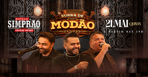 Surra de Modão em Caldas Novas