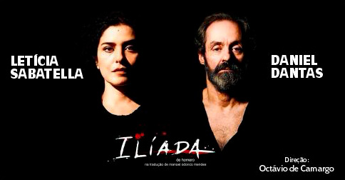 Ilíada com Leticia Sabatella e Daniel Dantas em Recife
