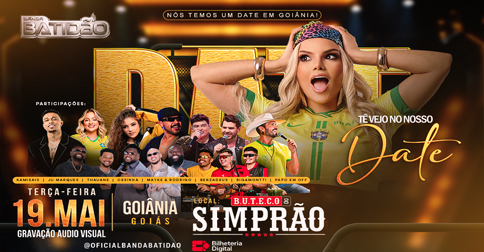 Date da Batidão em Goiânia