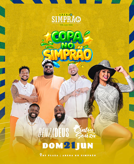 Arena Simprao | Benzadeus + Cintia Souza em Aguas Claras