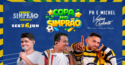 Arena Simprao | Ph e Michel + Vinicius Cavalcante em Aguas Claras