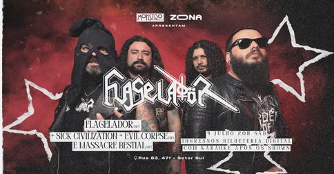 Show Flagelador + Sick Civilization + Evil Corpse + Massacre Bestial em Goiânia