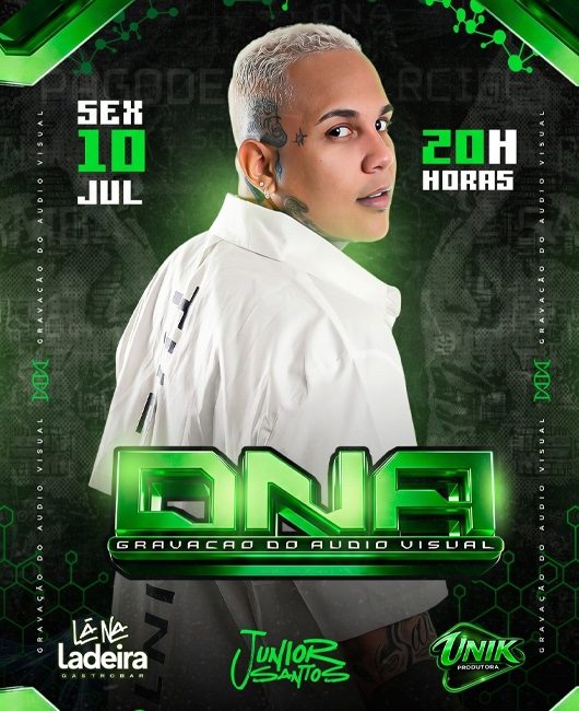 Dna Gravação do Audio Visual - Junior Santos em Recife