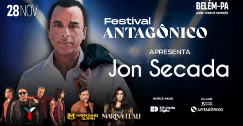 Imagem da fonte — JON SECADA - FESTIVAL ANTAGÔNICO