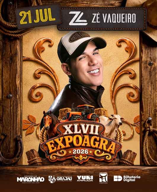 Zé Vaqueiro Expoagra 2026 em Grajaú