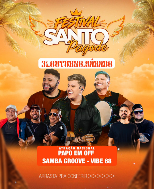 Source image — FESTIVAL SANTO PAGODE - SÁBADO