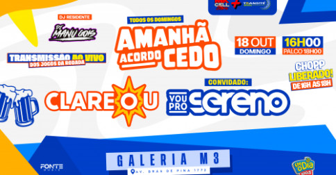 Amanhã Acordo Cedo com Clareou em Rio de Janeiro