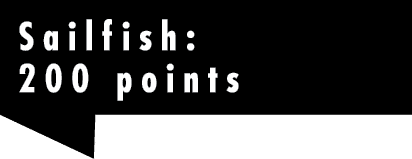 Sailfish: 200 points