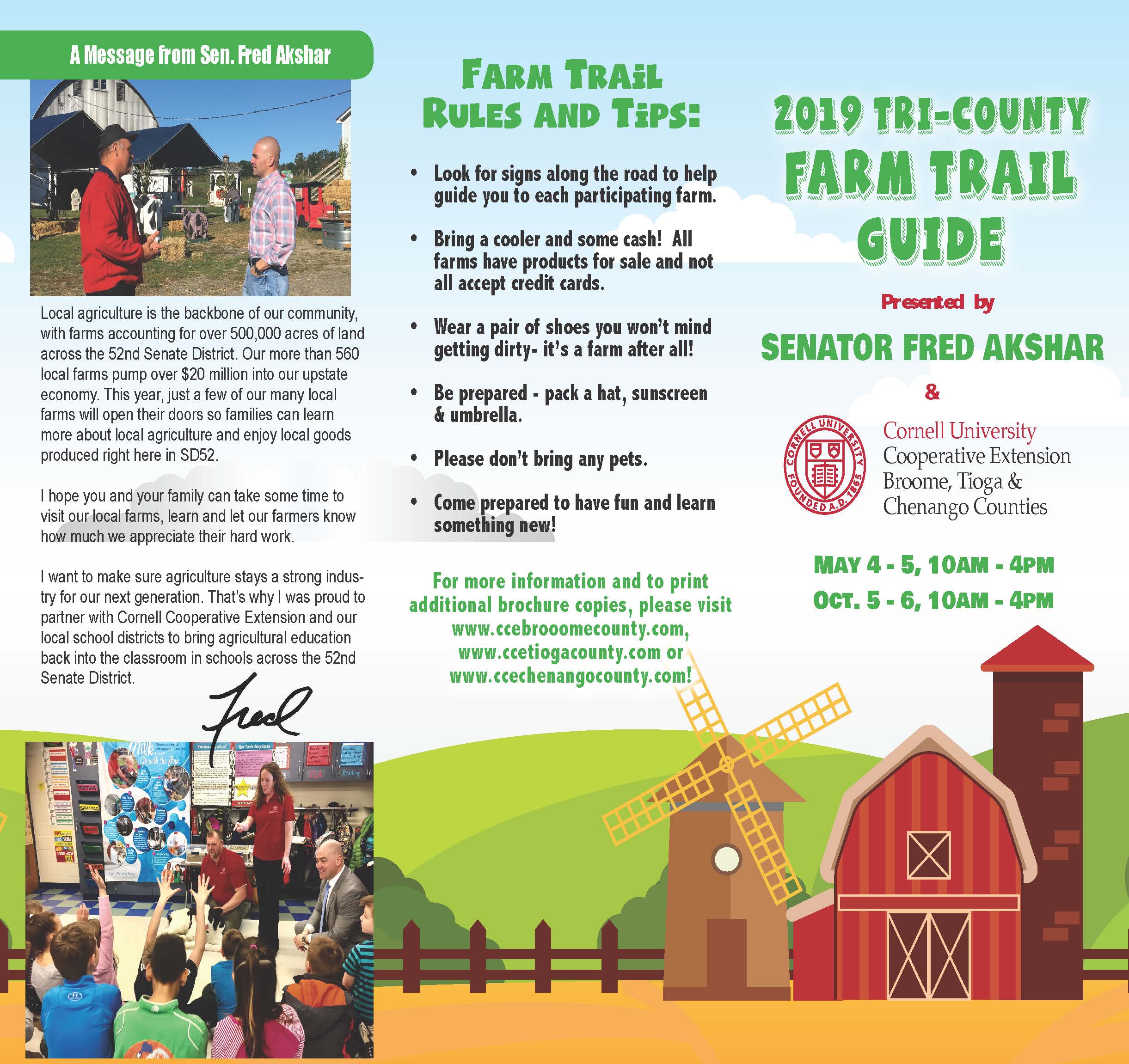 Cornell Cooperative Extension 2019 Fall Tri County Farm Trail