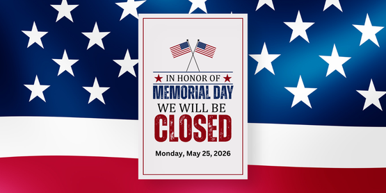 Memorial Day Closure