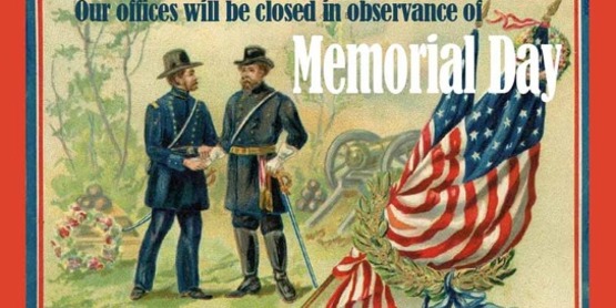 Cornell Cooperative Extension offices will be closed in observance of the federal Memorial Day holiday.