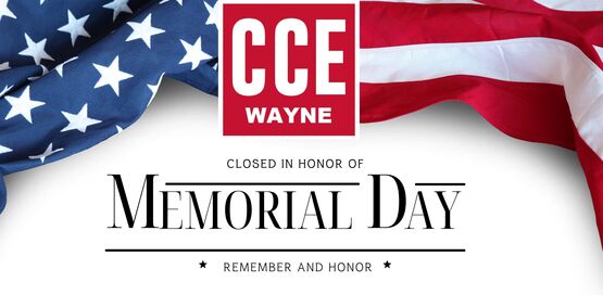 The office is closed in observance of Memorial Day.