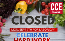 Closed for Labor Day