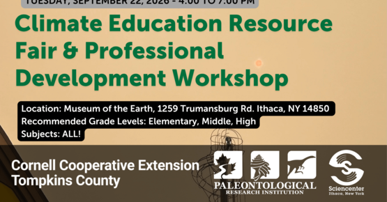 Climate Resource Fair banner- with event details 