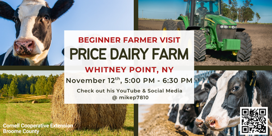 Beginning Farmer Visit: Mike Price Dairy Farm