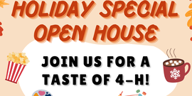 Holiday open house flyer