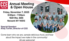 Come learn who we are, sample delicious food, and hear about the impact we make in the community!  All are welcome!