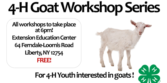 4-H Goat Workshop Series 2026