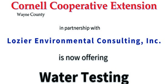 Water Testing in Partnership with Lozier Environmental Consulting, Inc. 