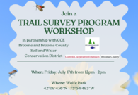 Trail survey flyer