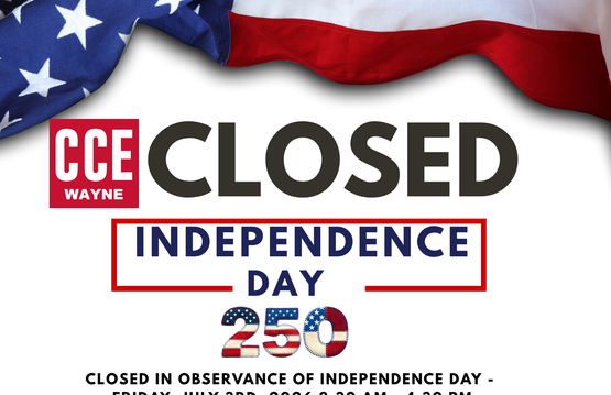 Closed for Independence Day