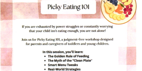Picky Eating 101- September 1st