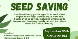 Jr. Gardeners' Seed Saving