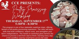 Poultry Processing Workshop 2026 flyer