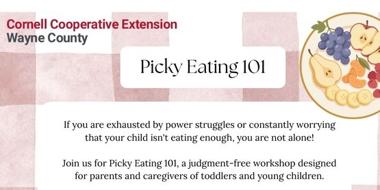 Picky Eating 101- Oct 8th 