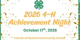 Achievement Night is October 17