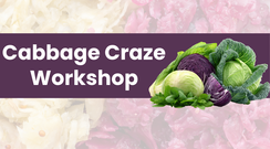 Cabbage Craze Workshop 2026 banner