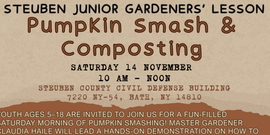 Pumpkin Smash and Composting