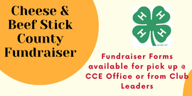 Cheese and Beef Stick Fundraiser