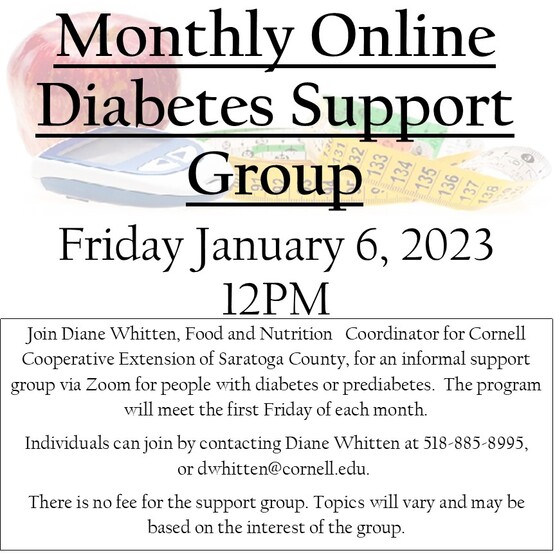 Cornell Cooperative Extension Diabetes Support Group Online
