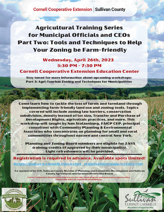 Cornell Cooperative Extension Tools and Techniques to Help Your