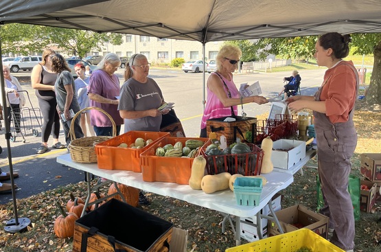Veggie Van stop in Bath with Habee Farms in 2025