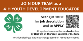 4H Youth Development Educator 2025 updated banner