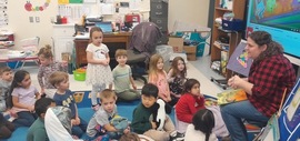 Ag Lit Week book reading.