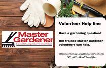 Master Gardener helpline 