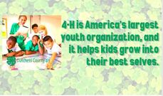 4-H is America’s largest youth organization, and it helps kids grow into their best selves.