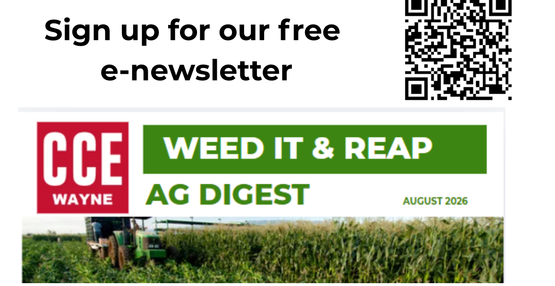 Sign up for CCE Wayne's Ag e-newsletter