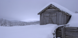 snow barn