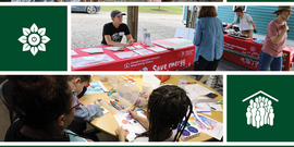 Cover of the Annual Report with images of various CCE programs