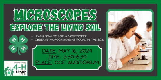 	
4-H SPARK: Microscope Exploration of Living Soil