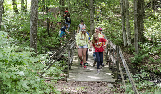 4-H Camp Owahta Woodland trail